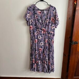 High-Low Floral Dress
